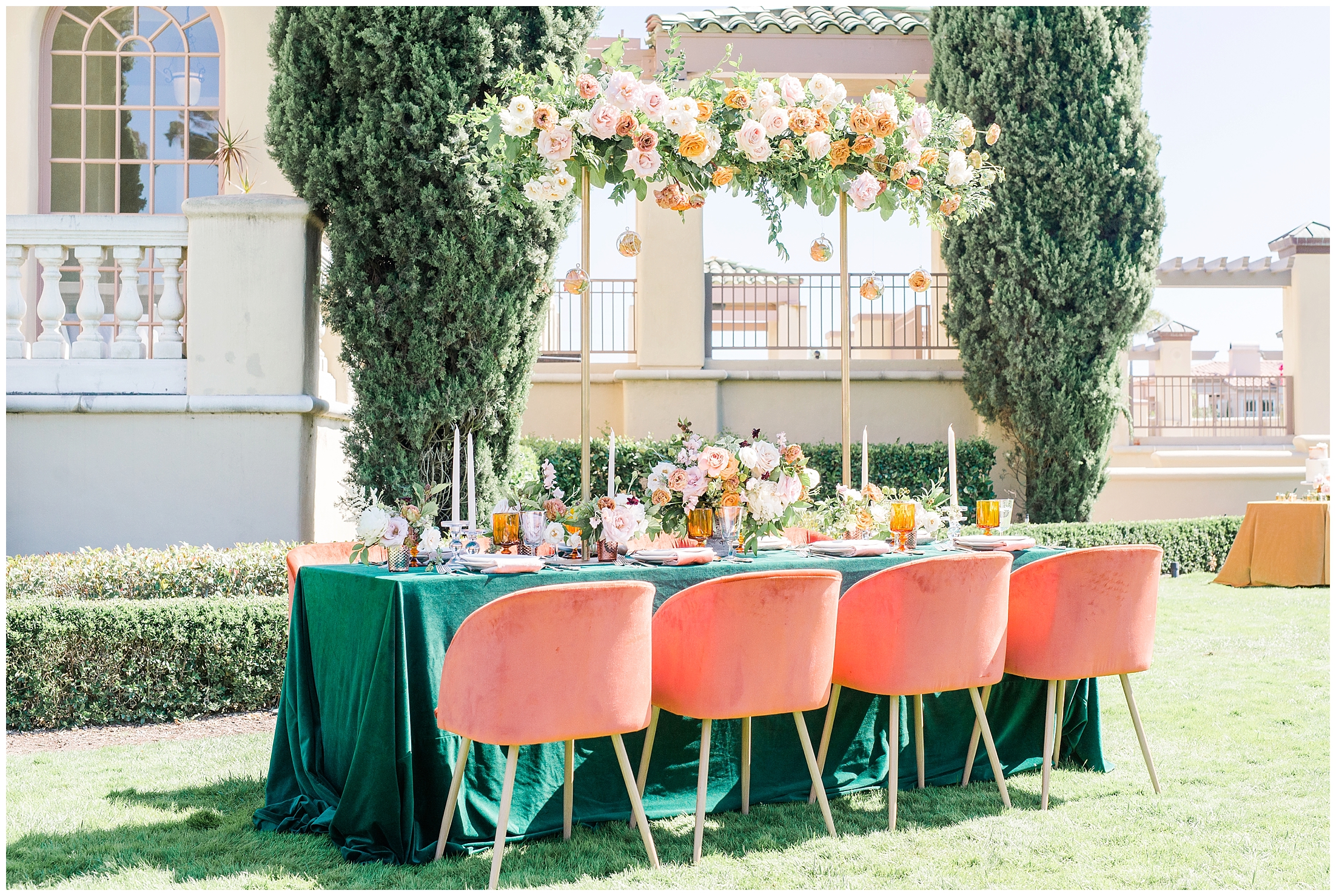 Table for Marbella Country Club wedding